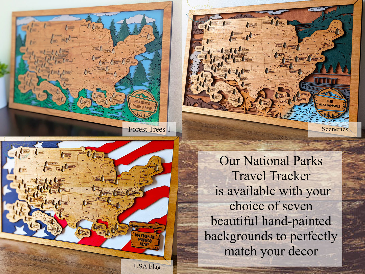 US National Parks Travel Map, National Parks Marker, US Travel Map, family road trip tracker, travel home decor, gift for hiker