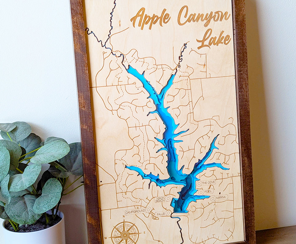 Custom Lake Depth Map