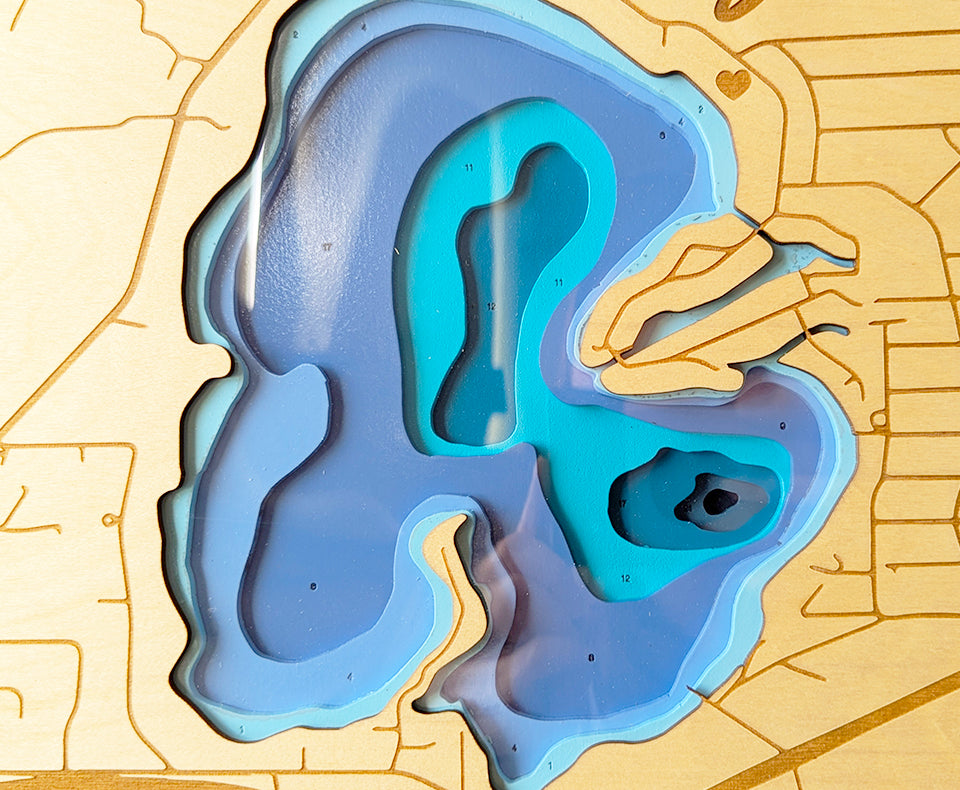 Custom Lake Depth Map