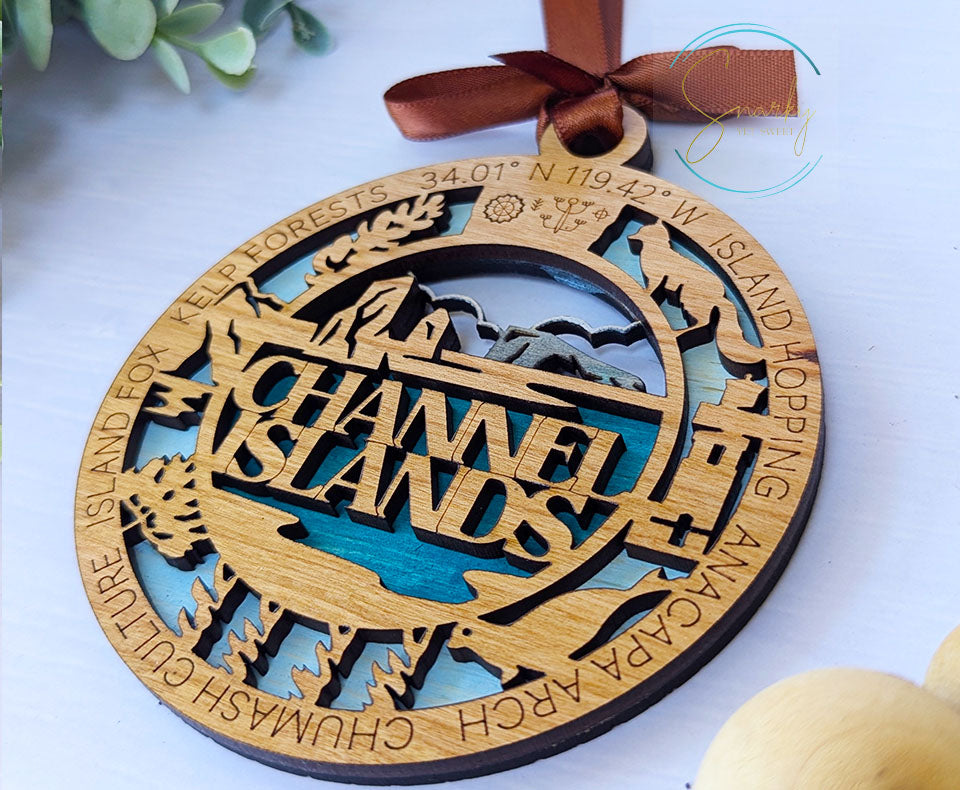 Channel Islands national park ornament, Channel Islands ornament, Channel Islands souvenir, national park gifts, gift for hiker