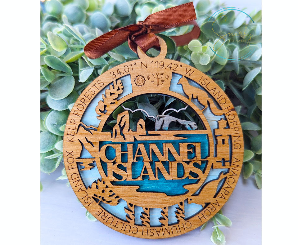 Channel Islands national park ornament, Channel Islands ornament, Channel Islands souvenir, national park gifts, gift for hiker