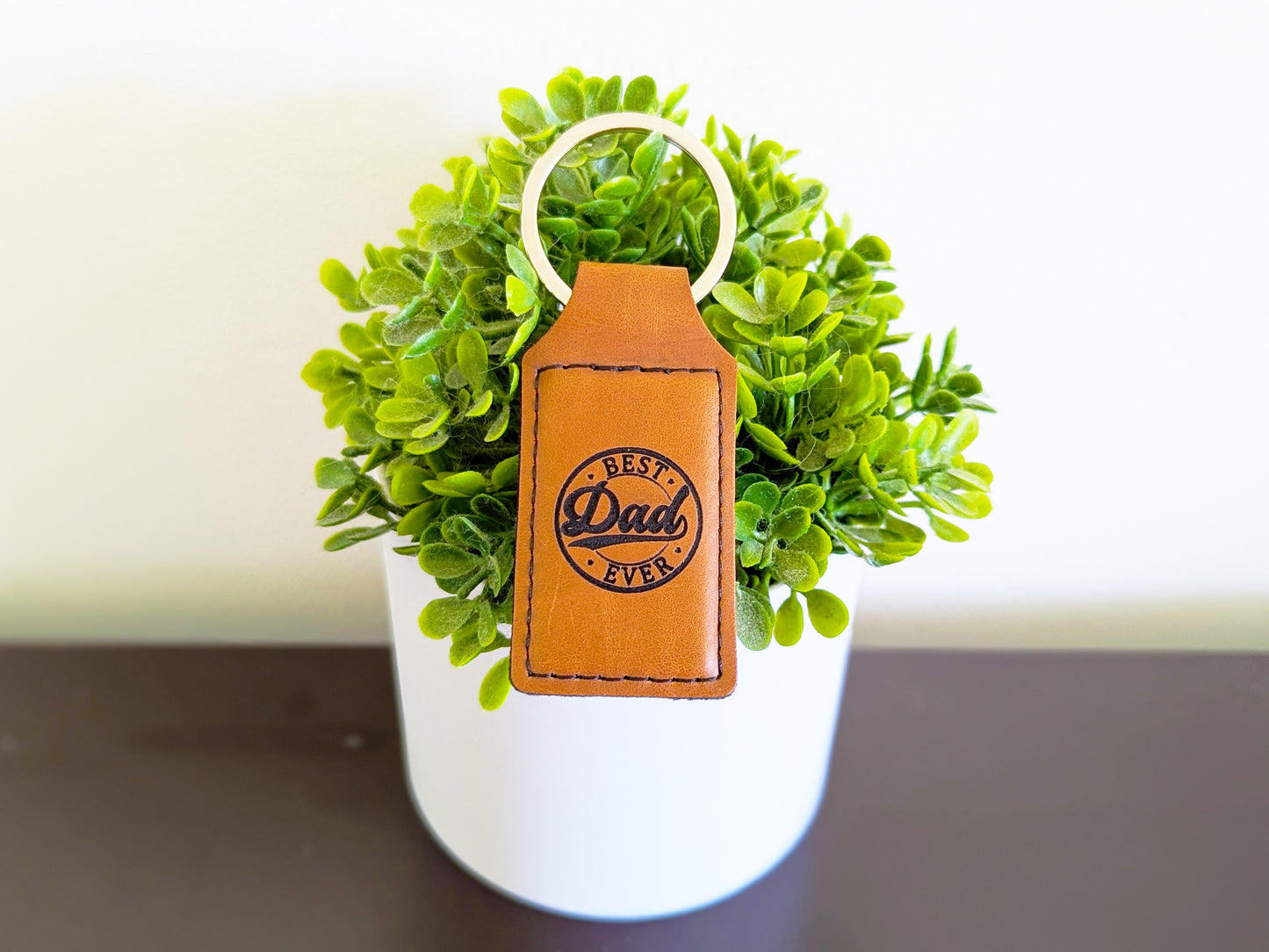 Personalized dad keychain leather, custom leather keychain, kids handwriting gift, kids drawing on things, custom fathers day gift, keychain