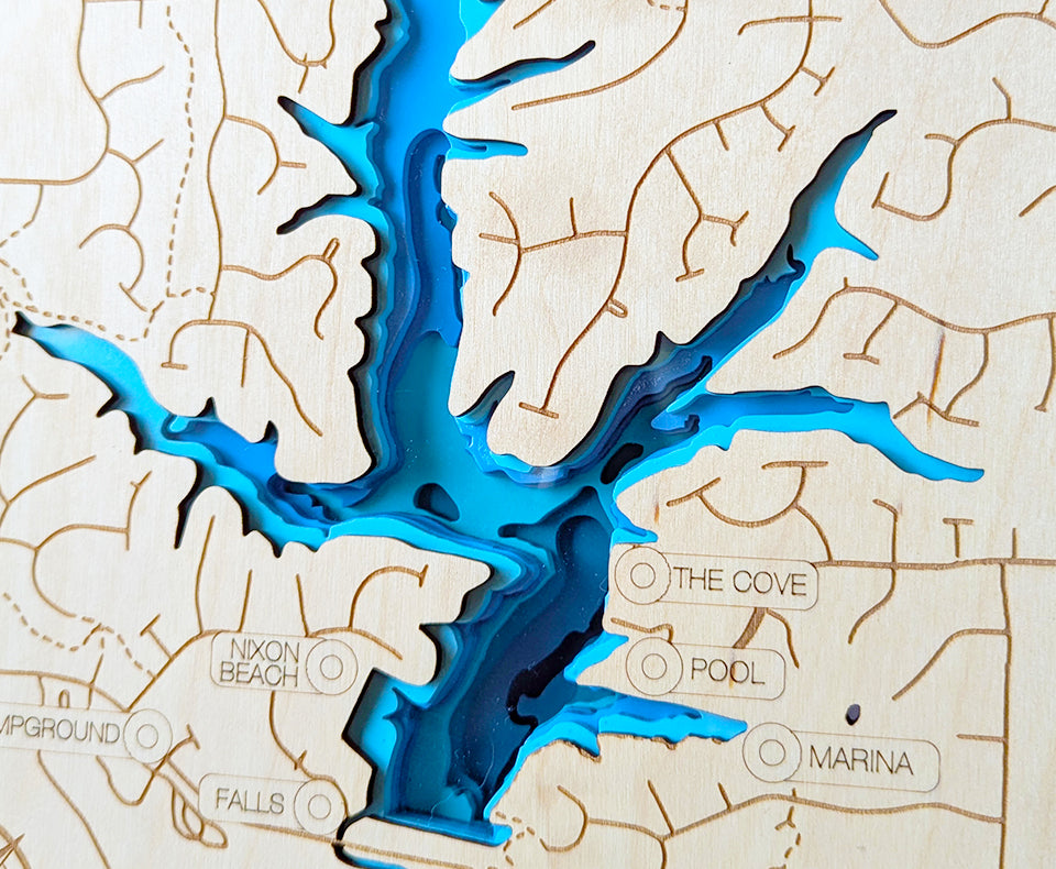 Custom Lake Depth Map