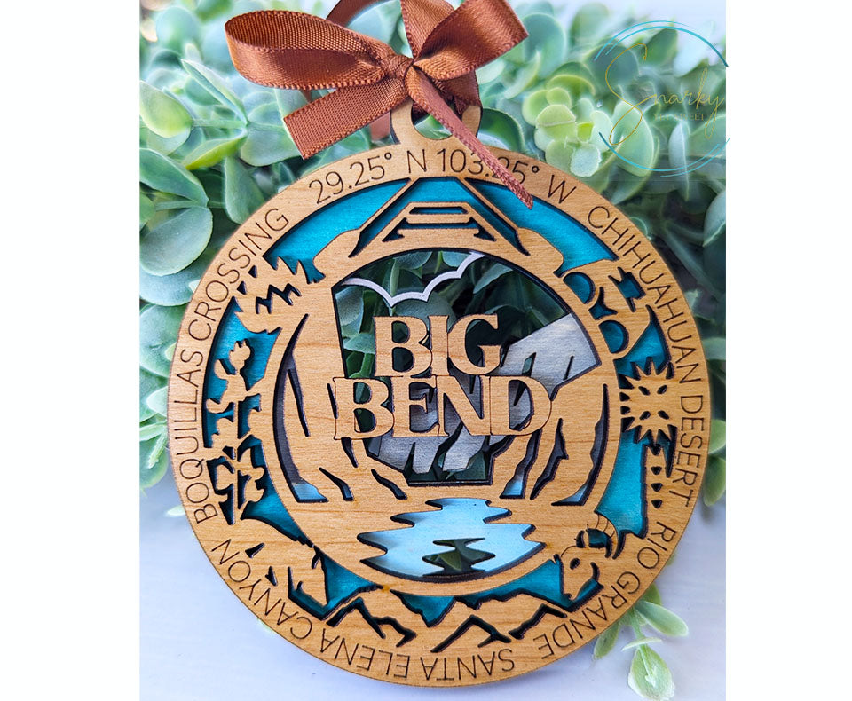 Big Bend national park ornament, Big Bend ornament, Big Bend souvenir, national park gifts, national park ornament, gift for hiker