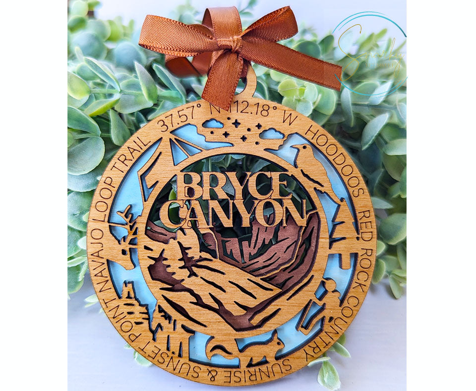 Bryce Canon national park ornament, Bryce Canyon ornament, Bryce Canyon souvenir, national park gifts, national park ornament,gift for hiker