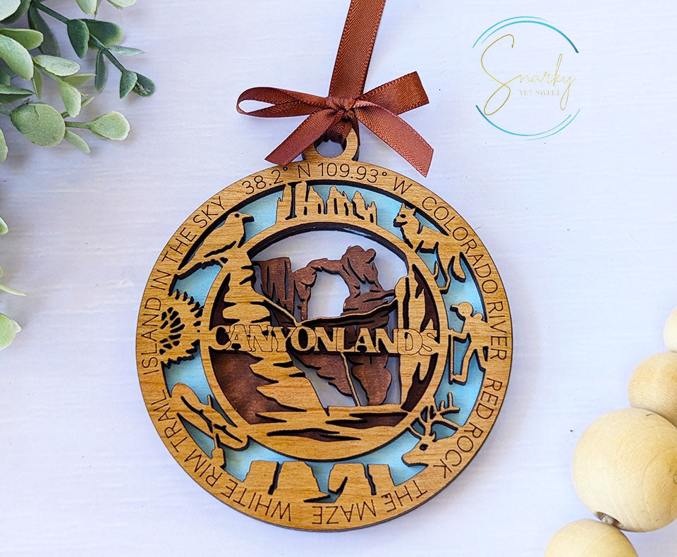 Canyonlands national park ornament, Canyonlands ornament, Canyonlands souvenir, national park gifts, national park ornament, gift for him