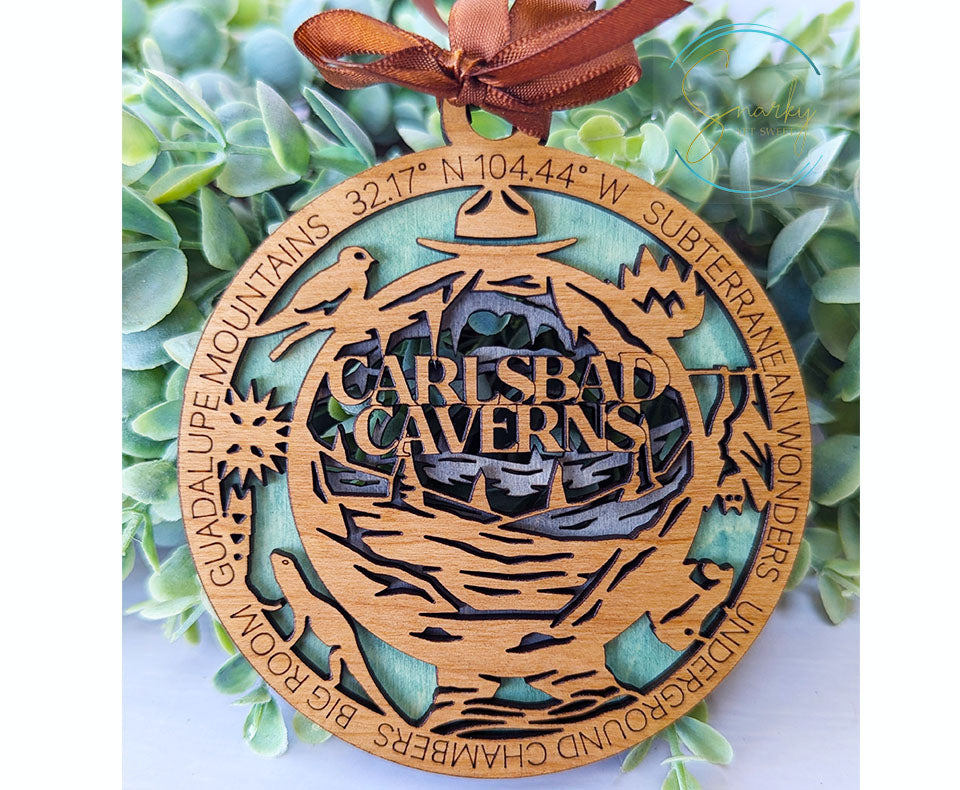 Carlsbad Caverns national park ornament, Carlsbad Caverns ornament, Carlsbad Caverns souvenir, national park gifts, national park ornament