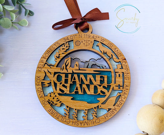 Channel Islands national park ornament, Channel Islands ornament, Channel Islands souvenir, national park gifts, gift for hiker