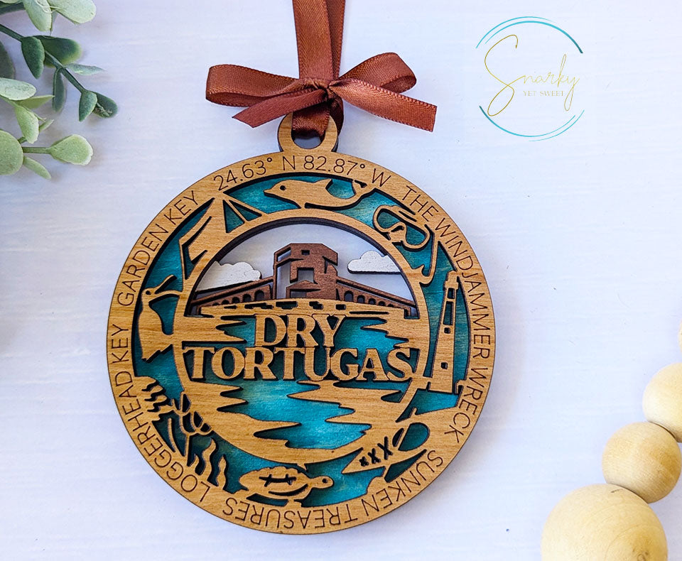 Dry Tortugas national park ornament, Dry Tortugas ornament, Dry Tortugas souvenir, national park gifts, national park ornament