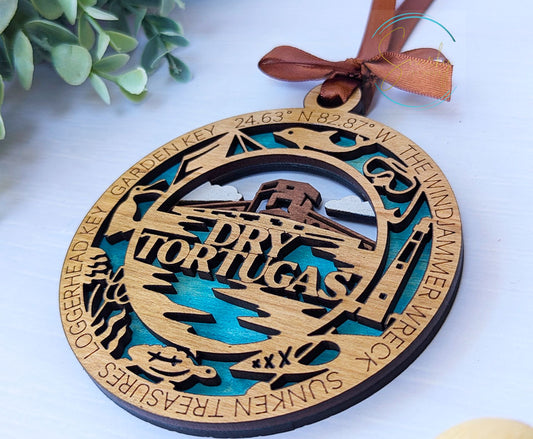 Dry Tortugas national park ornament, Dry Tortugas ornament, Dry Tortugas souvenir, national park gifts, national park ornament