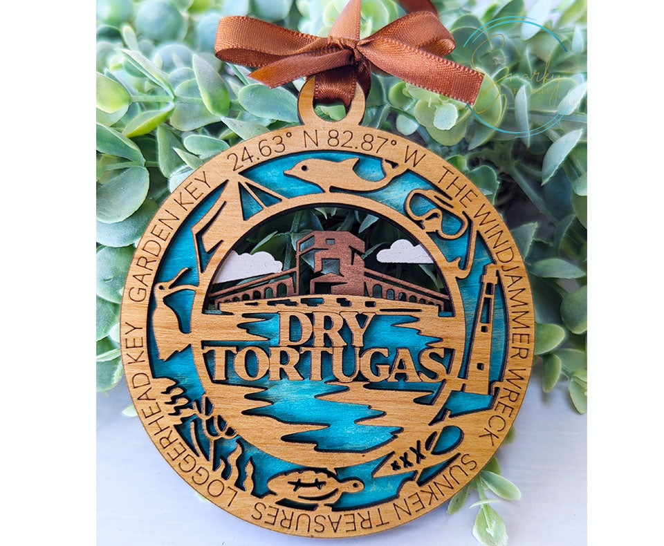 Dry Tortugas national park ornament, Dry Tortugas ornament, Dry Tortugas souvenir, national park gifts, national park ornament