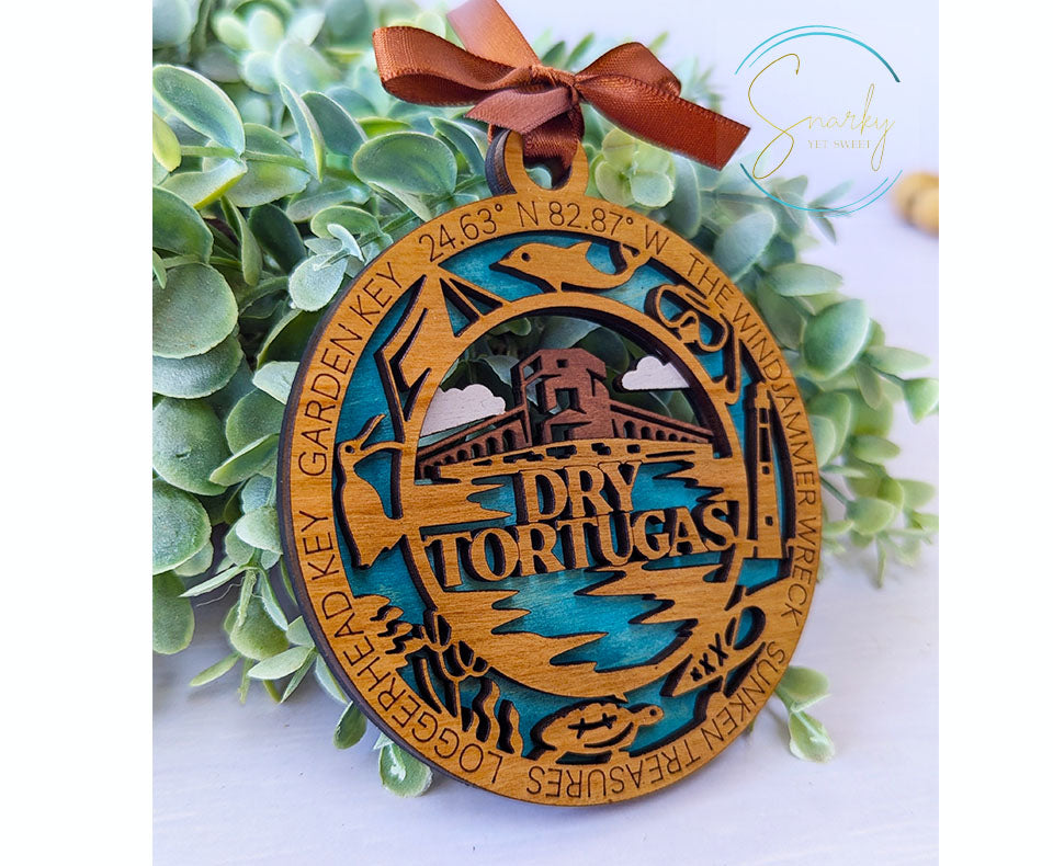 Dry Tortugas national park ornament, Dry Tortugas ornament, Dry Tortugas souvenir, national park gifts, national park ornament