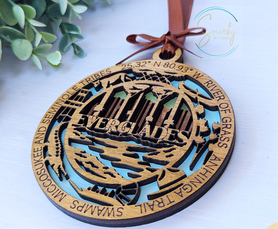 Everglades national park ornament, Everglades ornament, Everglades souvenir, national park gifts, national park ornament, gift for hiker