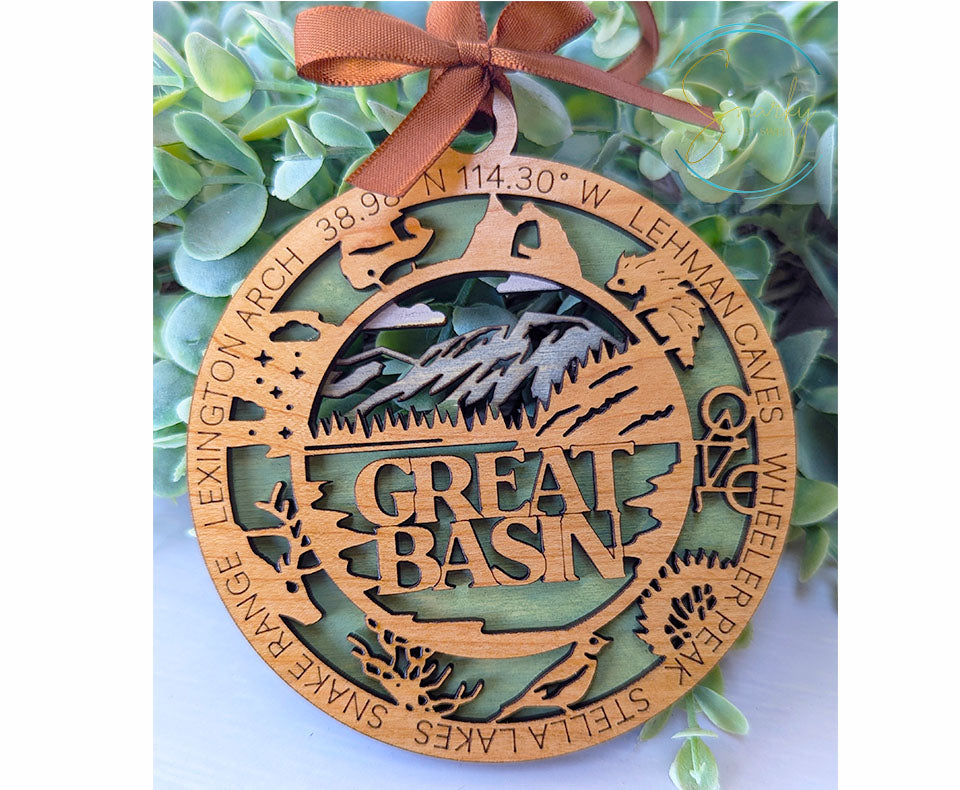 Great Basin national park ornament, Great Basin ornament, Great Basin souvenir, national park gifts, national park ornament