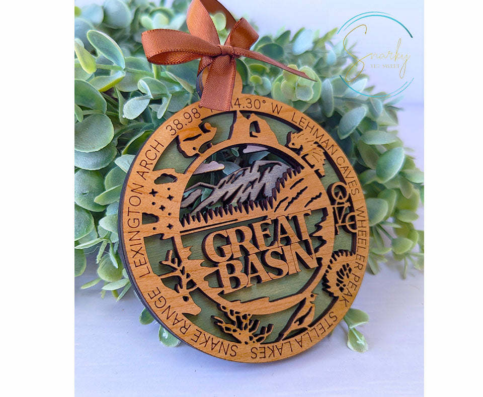 Great Basin national park ornament, Great Basin ornament, Great Basin souvenir, national park gifts, national park ornament