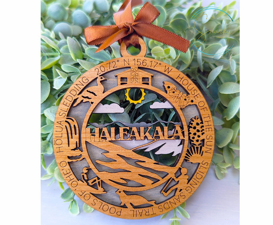 Haleakala national park ornament, Haleakala ornament, Haleakala souvenir, national park gifts, national park ornament, gift for hiker