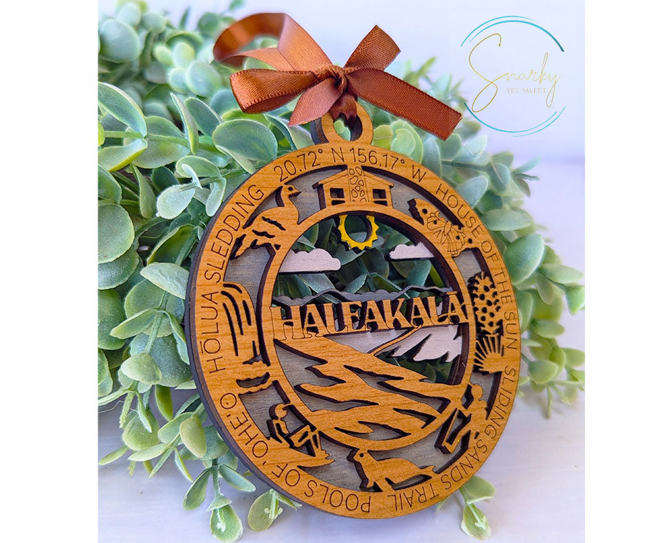 Haleakala national park ornament, Haleakala ornament, Haleakala souvenir, national park gifts, national park ornament, gift for hiker