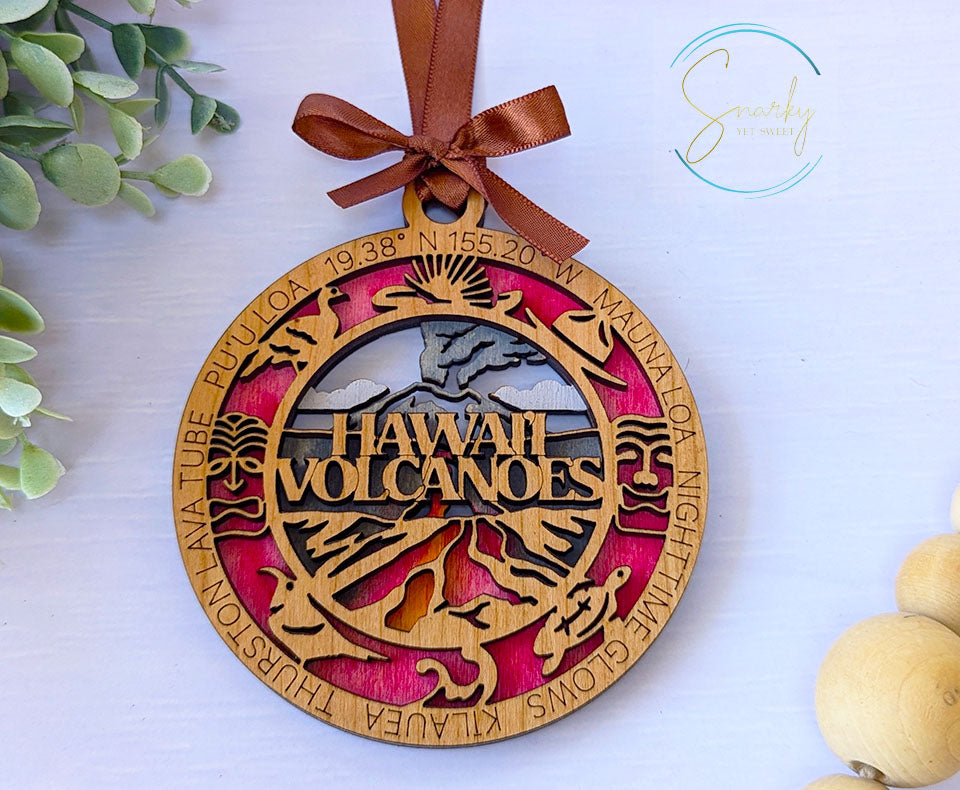 Hawaii Volcanoes national park ornament, Hawaii Volcanoes ornament, Hawaii Volcanoes souvenir, national park gifts, national park ornament