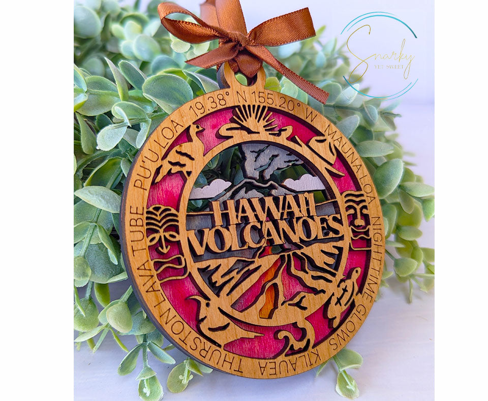 Hawaii Volcanoes national park ornament, Hawaii Volcanoes ornament, Hawaii Volcanoes souvenir, national park gifts, national park ornament