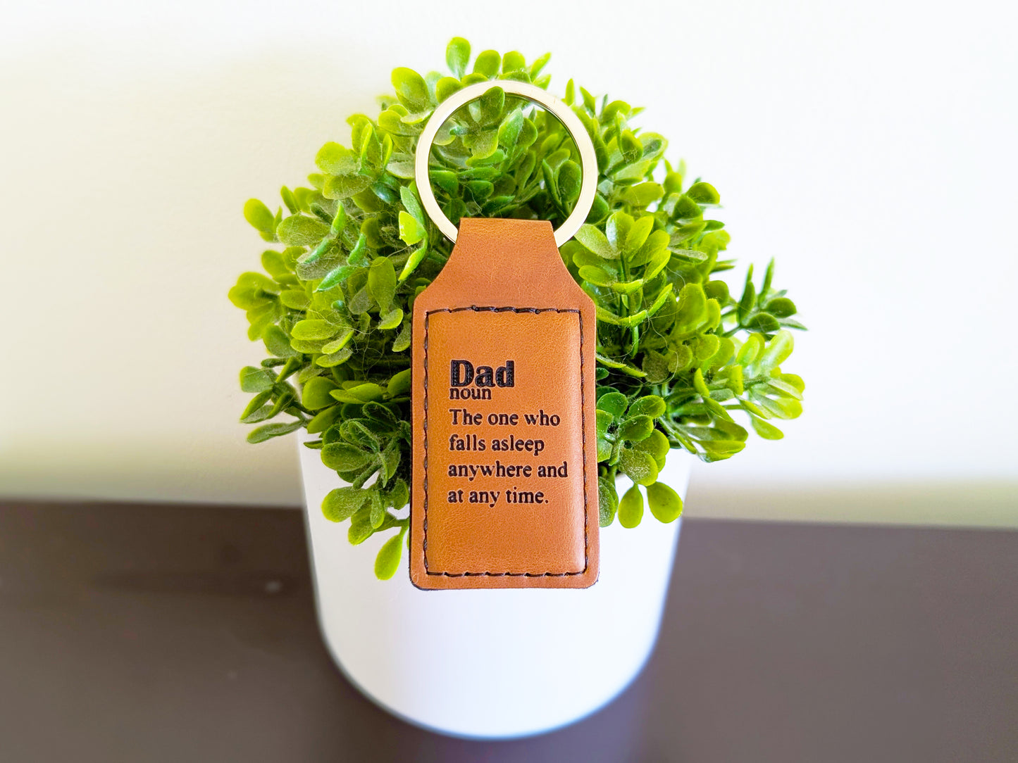 Personalized dad keychain leather, custom leather keychain, kids handwriting gift, kids drawing on things, custom fathers day gift, keychain