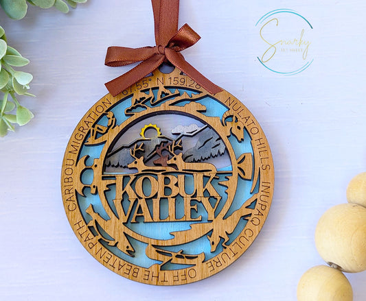 Kobuk Valley national park ornament, Kobuk Valley ornament, Kobuk Valley souvenir, national park gifts, national park ornament, gift for her