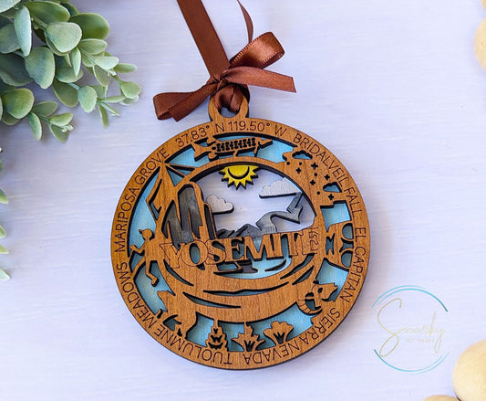 Zion national park ornament, Zion ornament, Zion souvenir, national park gifts, national park ornament, gift for hiker